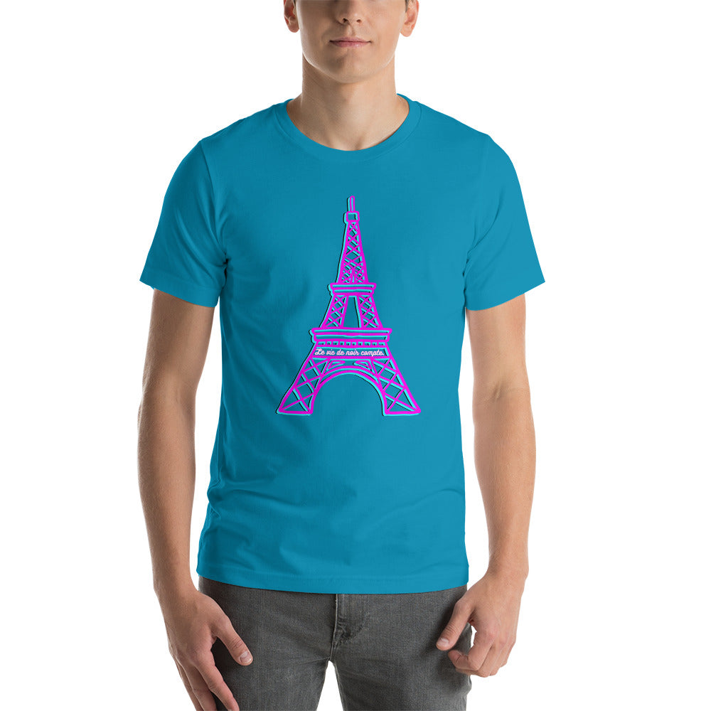 NIGHT TRI-Eiffel BLM: Unisex t-shirt