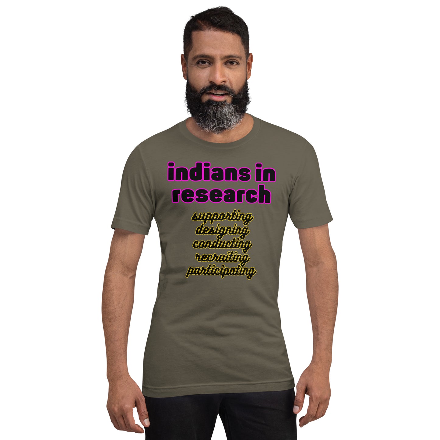 INDIANS in RESEARCH: Unisex t-shirt