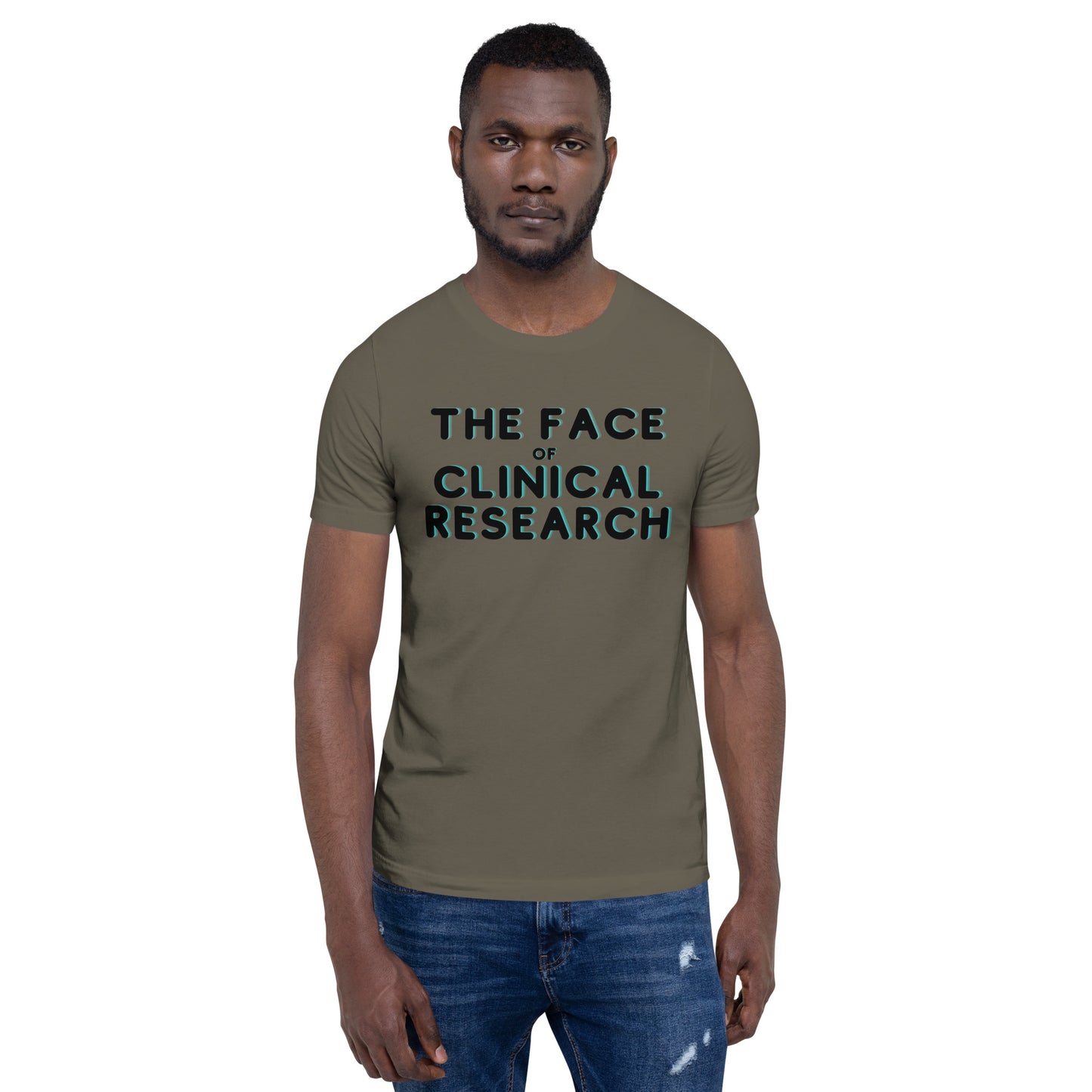 The FACE of Clinical Research Unisex t-shirt