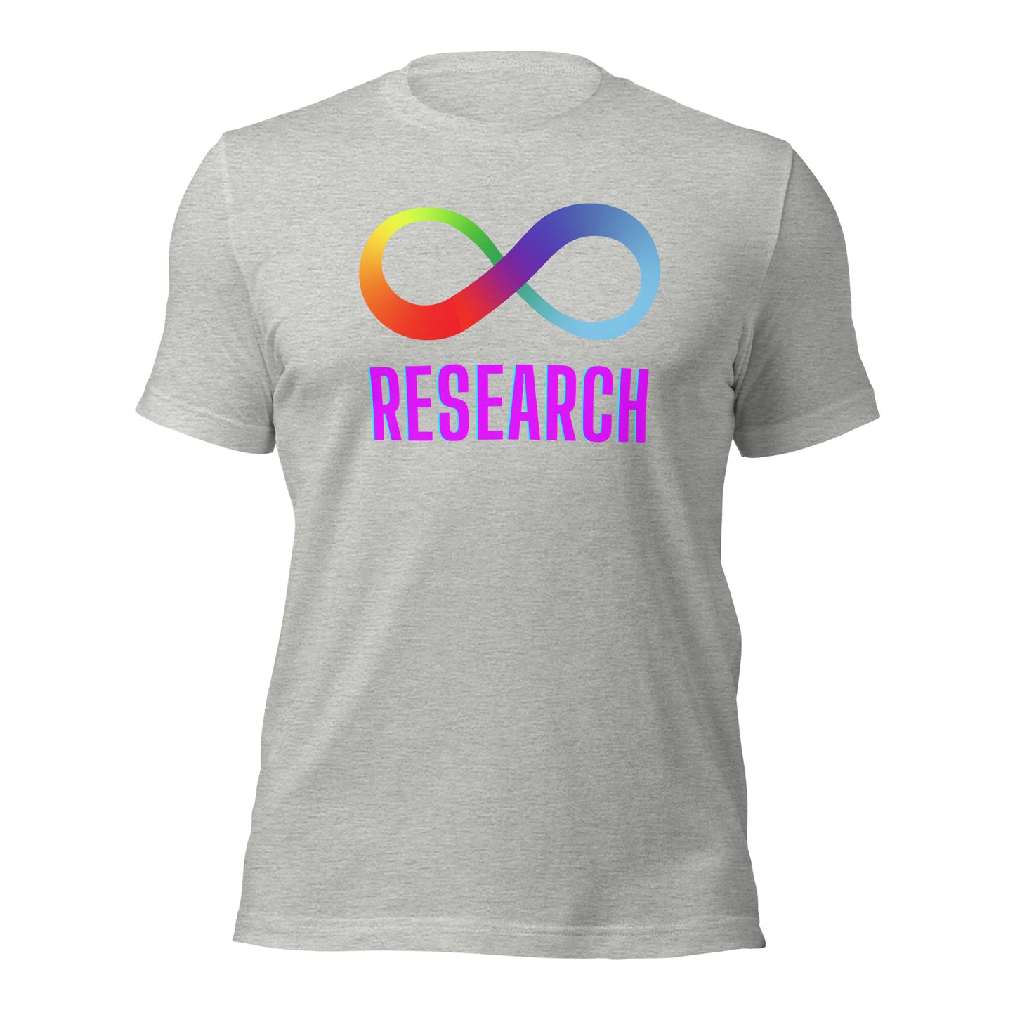 Research to INFINITY Unisex t-shirt
