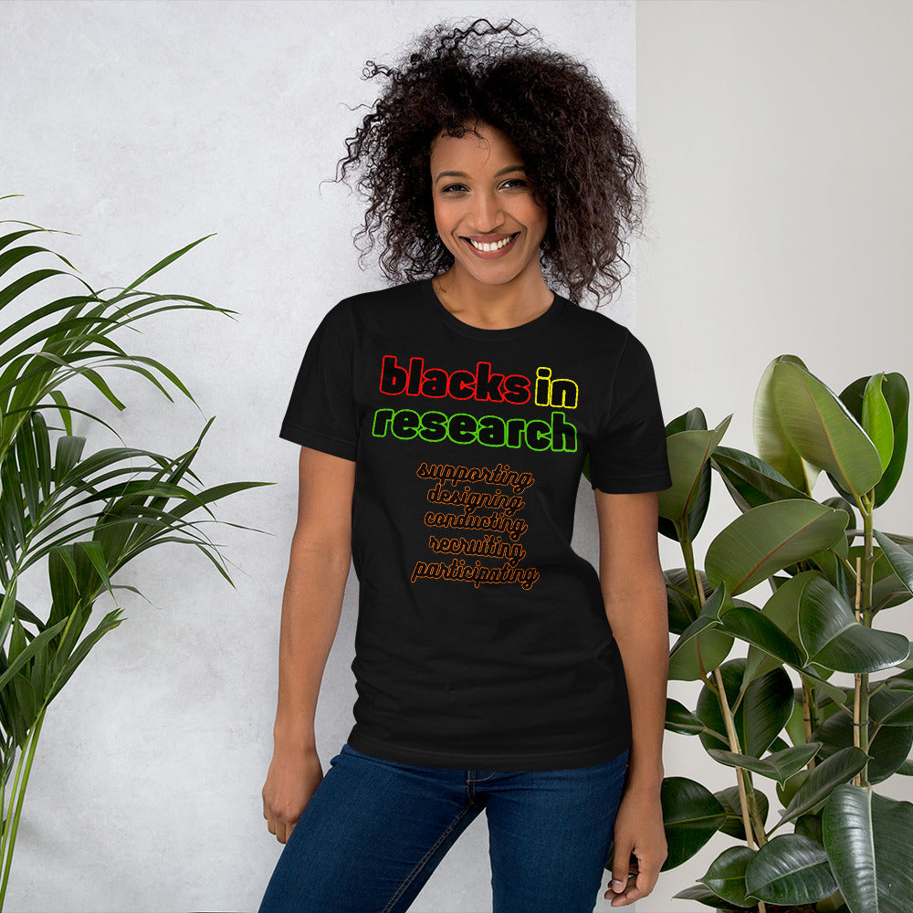 Blacks in Research - Unisex t-shirt