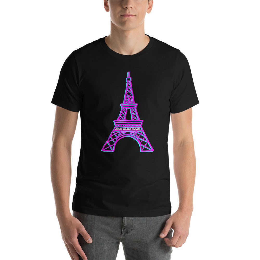 NIGHT TRI-Eiffel BLM: Unisex t-shirt