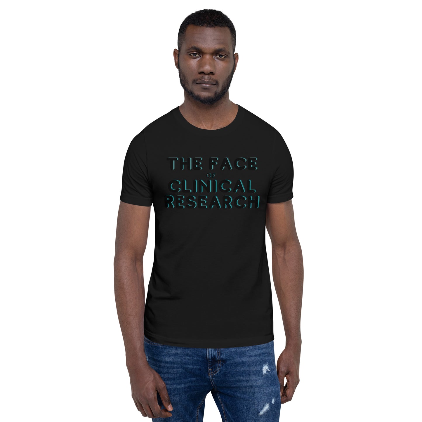 The FACE of Clinical Research Unisex t-shirt