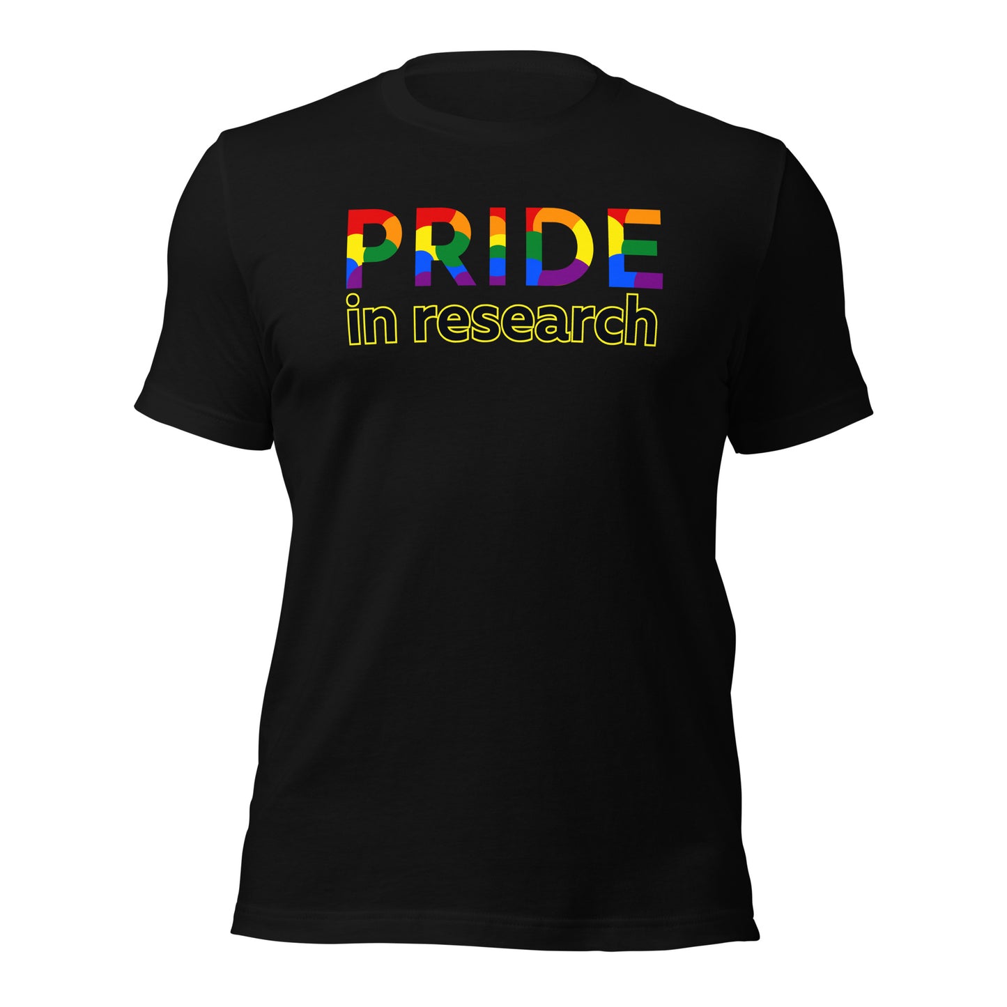 PRIDE in Research Unisex t-shirt