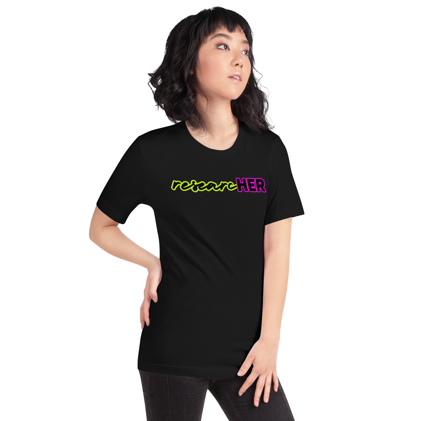 researcHER: Unisex t-shirt