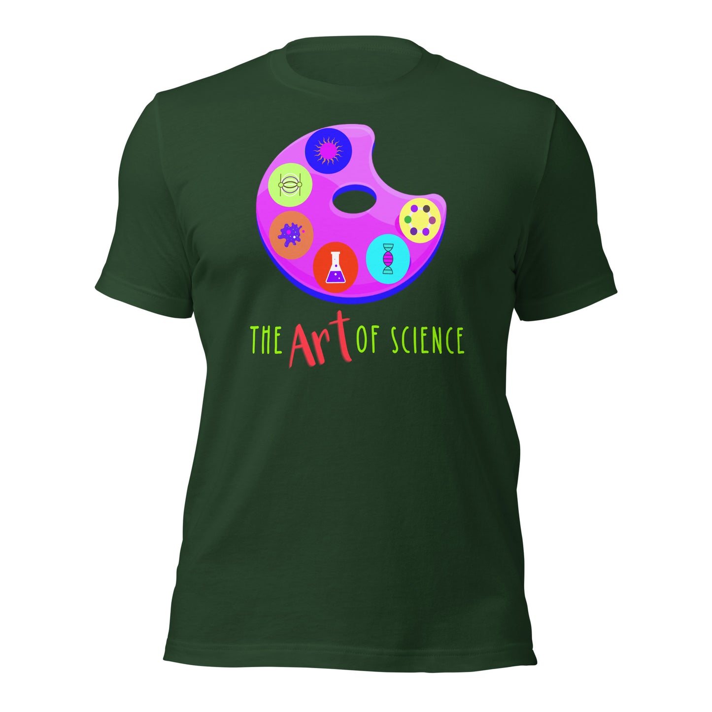 ART of Science Palette Unisex t-shirt