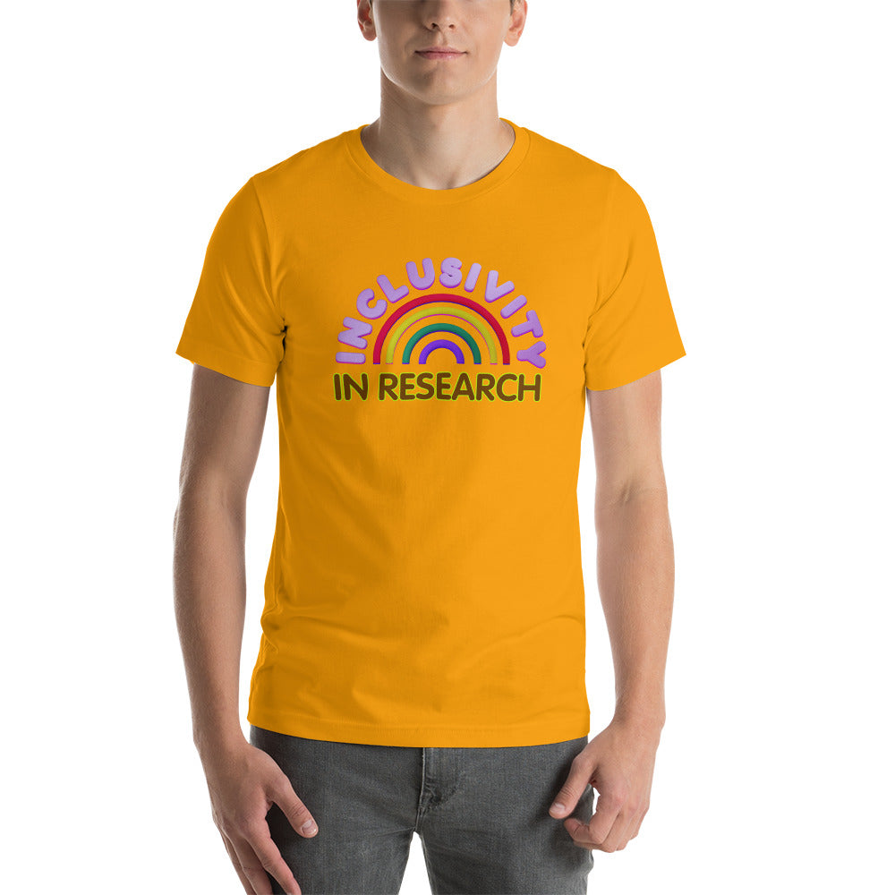 INCLUSIVITY in Research: Unisex t-shirt