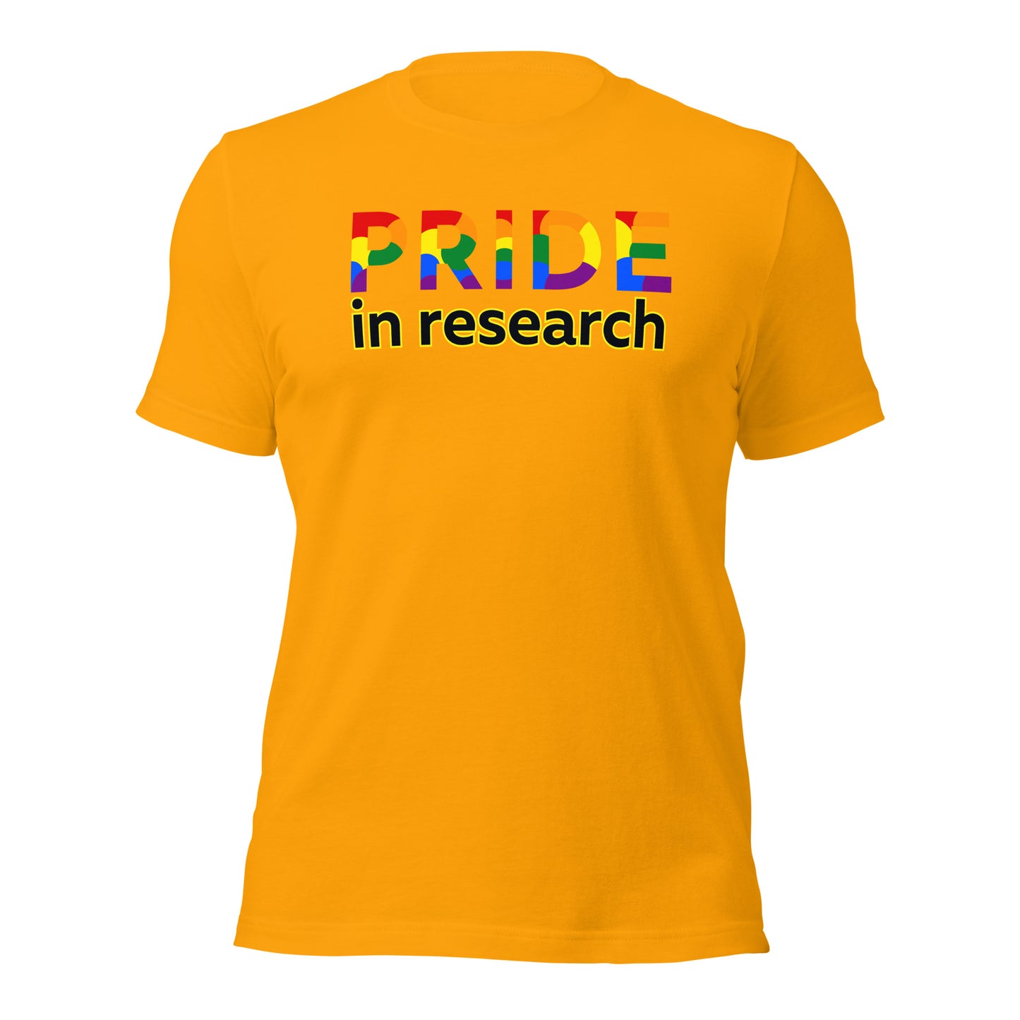 PRIDE in Research Unisex t-shirt