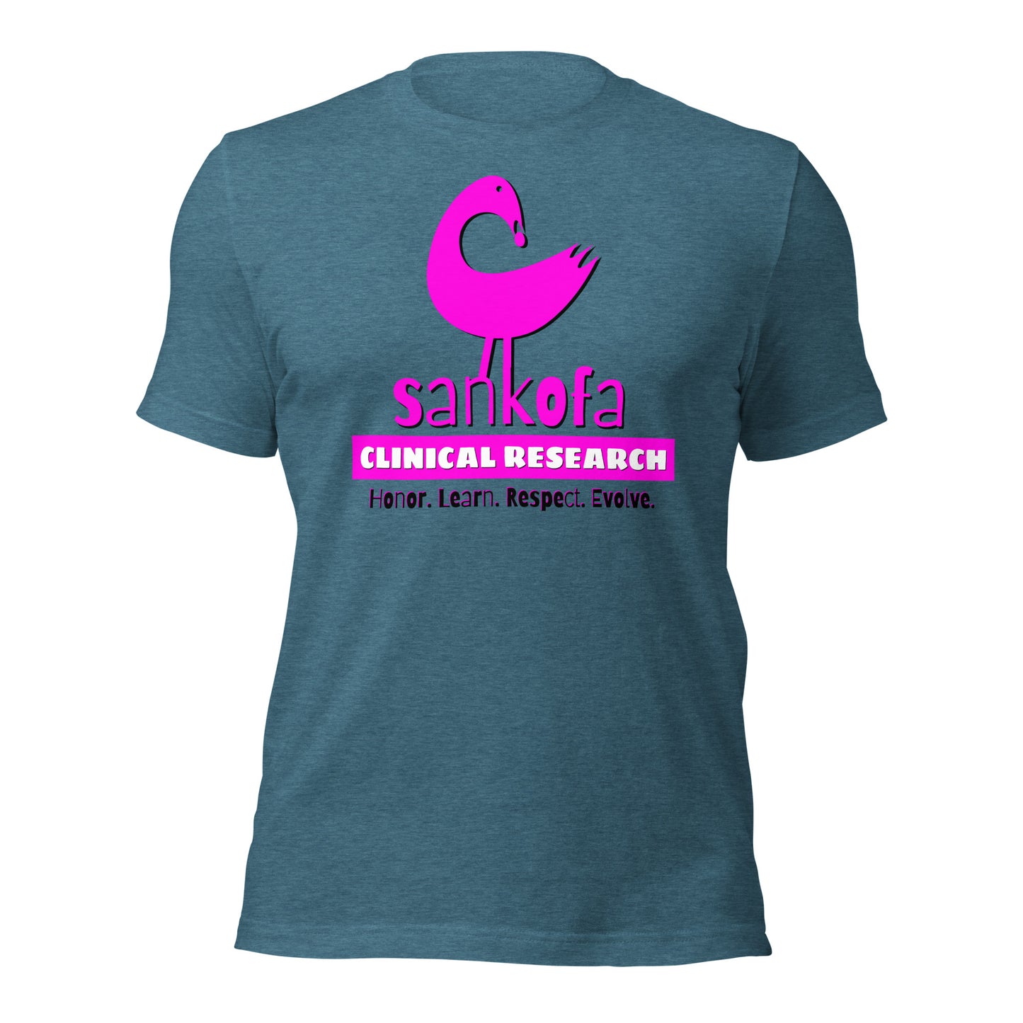 SANKOFA Clinical Research Unisex t-shirt