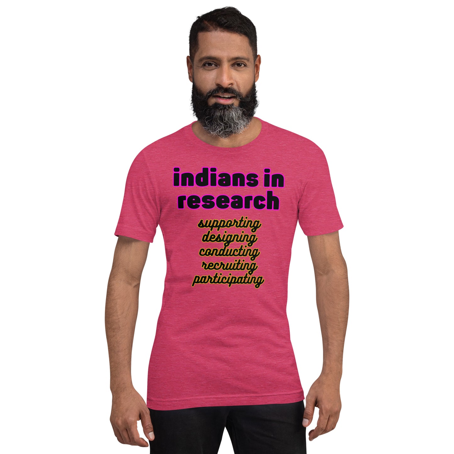 INDIANS in RESEARCH: Unisex t-shirt