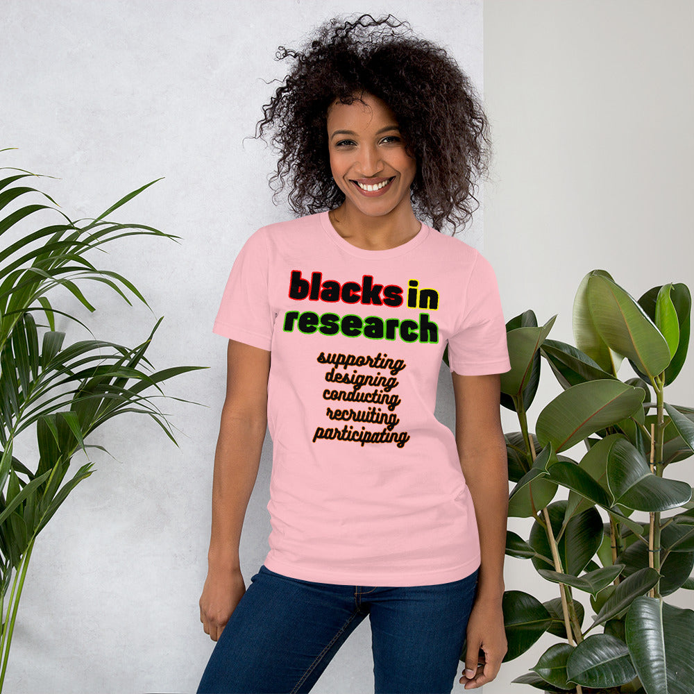 Blacks in Research - Unisex t-shirt